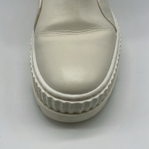 Fenty X Puma - By Rihanna Vanilla Ice Chelsea Chunky Leather Ankle Boot Size 8 - Picture 12 of 16